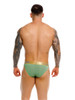 Men's Soho Bikini – Low-Rise Bikini Underwear with Gold Waistband (Green) by JOR