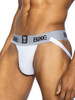 Men's Classic Jockstrap – Athletic Support Underwear (White) by BIKE Athletic