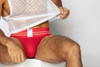 Men's Original Number 10 Jockstrap – Vintage Athletic Support Underwear (Red) by BIKE Athletic