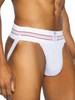 Men's Original Number 10 Jockstrap – Vintage Athletic Support Underwear (White) by BIKE Athletic