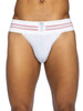 Men's Original Number 10 Jockstrap – Vintage Athletic Support Underwear (White) by BIKE Athletic