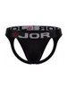 Men's Cronos Jockstrap – Ribbed Athletic Support Jockstrap (Black) by JOR