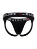 Men's Cronos Jockstrap – Ribbed Athletic Support Jockstrap (Black) by JOR