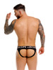 Men's Cronos Jockstrap – Ribbed Athletic Support Jockstrap (Black) by JOR