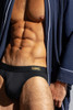 Men's Active Thong – Athletic Performance Underwear (Black) by BIKE Athletic