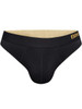 Men's Active Thong – Athletic Performance Underwear (Black) by BIKE Athletic