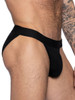 Men's Active Jock Brief – Athletic Support Underwear (Black) by BIKE Athletic