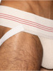 Men's 1980's Vintage Jockstrap – Retro Athletic Support Underwear (Vintage Cream) by BIKE Athletic