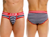 Men's Santorini Briefs – Nautical Luxury Cotton Men's Underwear (Stripes) by JOR