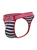 Men's Santorini Thong – Nautical Luxury Men's Underwear (Stripes) by JOR
