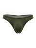 Men's Origin Thong – Sheer Mesh Luxury Men's Thong Underwear (Green) by JOR