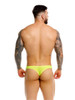 Men's Origin Thong – Sheer Mesh Luxury Men's Thong Underwear (Neon Green) by JOR
