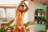 Men's Eros Thong – Bold Minimalist Men's Thong Underwear (Pink) by JOR
