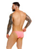 Men's Axel Bikini – Minimalist Low-Rise Men's Bikini Underwear (Candy Pink) by JOR