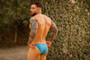 Men's Axel Bikini – Minimalist Low-Rise Men's Bikini Underwear (Turquoise) by JOR