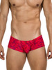 Men's Helion Trunks – Modern Low-Rise Trunk Underwear (Red) by Clever