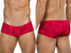 Men's Helion Trunks – Modern Low-Rise Trunk Underwear (Red) by Clever