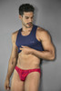 Men's Helion Bikini – Modern Low-Rise Bikini Underwear (Red) by Clever