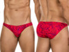 Men's Helion Bikini – Modern Low-Rise Bikini Underwear (Red) by Clever