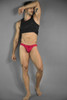 Men's Helion Thong – Modern Men's Thong Underwear (Red) by Clever