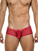 Men's Calipso Trunks – Modern Low-Rise Trunk Underwear (Red) by Clever
