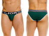 Men's Rush Bikini – Sporty Low-Rise Men's Bikini Underwear (Green) by JOR