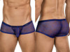 Men's Calipso Trunks – Breathable Mesh Trunk Underwear (Blue) by Clever