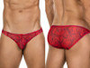 Men's Calipso Bikini – Breathable Mesh Bikini Underwear (Red) by Clever