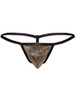 Men's Atlas G-String – Metallic Gold Luxury G-String Underwear (Gold) by Clever
