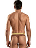 Men's Microfiber Thong – Low-Rise Microfiber Thong Underwear (Chocolate) by Xtremen