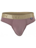 Men's Microfiber Thong – Low-Rise Microfiber Thong Underwear (Khaki) by Xtremen