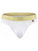 Men's Microfiber Thong – Low-Rise Microfiber Thong Underwear (White) by Xtremen