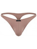 Men's Microfiber Thong – Low-Rise Microfiber Thong Underwear (Khaki) by Xtremen