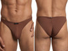 Men's Microfiber Bikini – Low-Rise Microfiber Bikini Briefs (Chocolate) by Xtremen