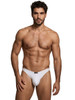 Men's Microfiber Bikini – Low-Rise Microfiber Bikini Briefs (White) by Xtremen