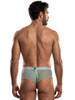 Men's Microfiber Mesh Trunks – Breathable Low-Rise Mesh Underwear (Green) by Xtremen