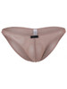 Men's Microfiber Mesh Bikini – Sheer Low-Rise Mesh Underwear (Brown) by Xtremen