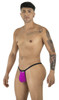 Men's String Thong – Low Rise Sexy Pouch Underwear (Magenta) by CandyMan
