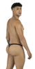 Men's Sheer Mesh String Thong – Low Rise Sexy Pouch Underwear (Black Mesh) by CandyMan