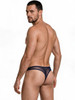 Men's Sheer Mesh String Thong – Low Rise Sexy Pouch Underwear (Navy Mesh) by CandyMan