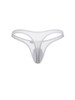 Men's Sheer Mesh String Thong – Low Rise Sexy Pouch Underwear (White Mesh) by CandyMan