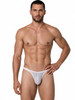 Men's Sheer Mesh String Thong – Low Rise Sexy Pouch Underwear (White Mesh) by CandyMan