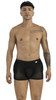 Men's Fishnet Boxer Briefs – Sheer Mesh Sexy Underwear (Black) by CandyMan