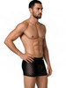 Men's Fishnet Boxer Briefs – Sheer Mesh Sexy Underwear (Black) by CandyMan