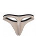 Men's Isis Thong – Comfortable Contoured Pouch T-Back Underwear (Beige) by Pikante