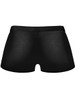 Men's Mesh 2 Mini Short – Sheer Low-Rise Trunks (Black) by MalePower