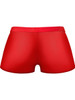 Men's Mesh 2 Mini Short – Sheer Low-Rise Trunks (Red) by MalePower