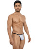 Men's C-Sock – Minimal Coverage Contoured Pouch Underwear (Gray) by Pikante