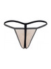Men's G-String – Minimal Coverage Contoured Pouch Underwear (Beige) by Pikante