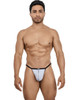 Men's G-String – Minimal Coverage Contoured Pouch Underwear (Gray) by Pikante